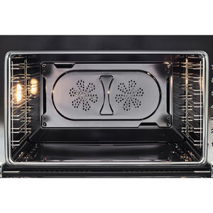 Bertazzoni Professional Series 30 in. 4.7 cu. ft. Convection Oven Freestanding Natural Gas Range with 4 Sealed Burners - Red, , hires