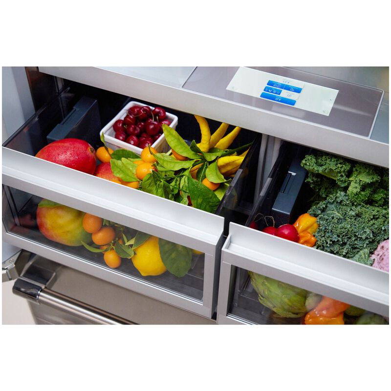 Thermador Freedom Collection 48 in. 26.8 cu. ft. Built-In Smart Counter Depth 6-Door French Door Refrigerator with Internal Water Dispenser - Stainless Steel, , hires