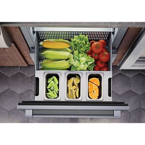 Perlick Signature Series 24 in. 5.2 cu. ft. Double Refrigerator Drawers - Stainless Steel, , hires