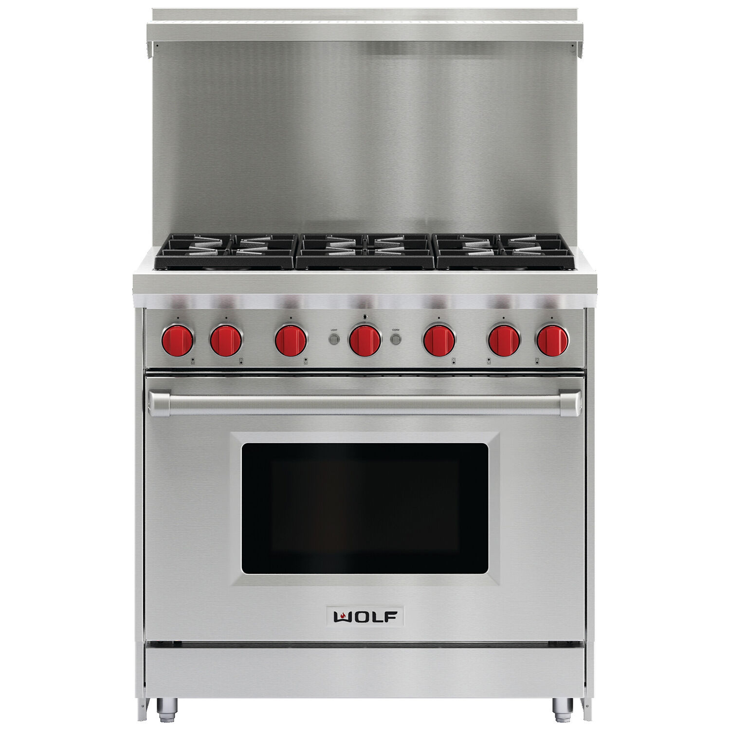 Wolf 36 online inch gas range