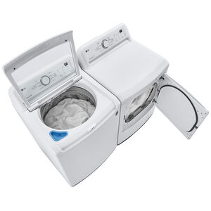 LG 27 in. 4.5 cu. ft. Top Load Washer with TurboDrum Technology - White, , hires