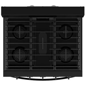 Whirlpool 30 in. 5.0 cu. ft. Air-Fry Standard Convection Gas Range with 5 Sealed Burners - Black, , hires