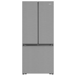 Blomberg 30 in. 16.1 cu. ft. Counter Depth Garage-Ready French Door Refrigerator - Stainless Steel, , hires