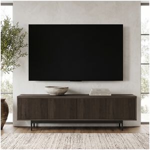 Preston & Cole Everett 70" Wide TV Stand for TVs up to 75" - Alder Brown, , hires