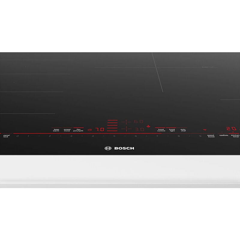 Bosch Benchmark 30 in. 4-Burner Smart Induction Cooktop with Power Burner - Black, , hires