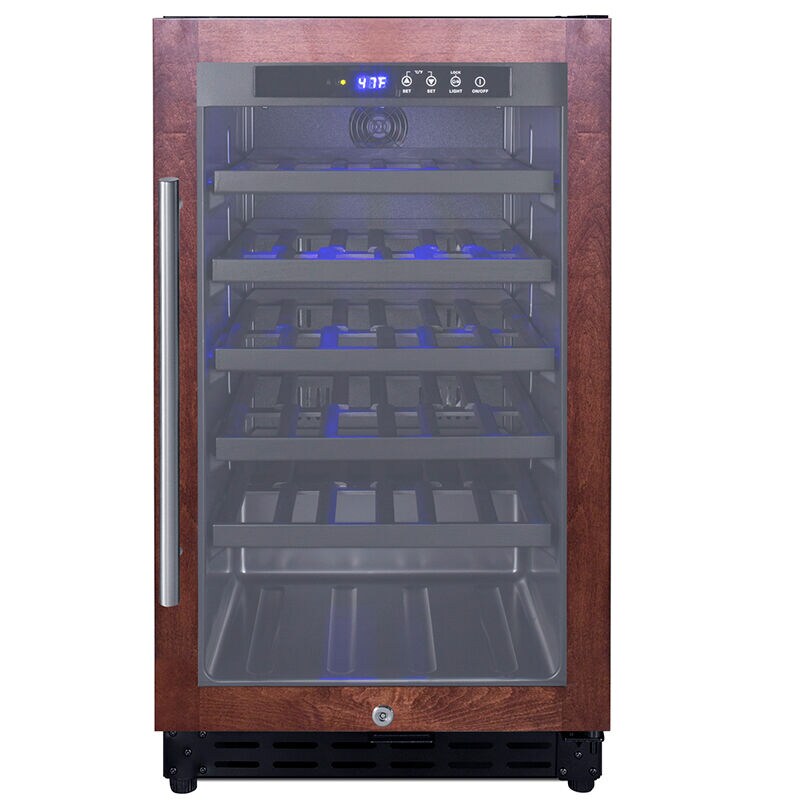 Summit 18 in. Undercounter Wine Cooler with Single Zone & 34 Bottle