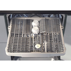 Samsung Bespoke 24 in. Top Control Smart Dishwasher with 42 dBa Sound Level, 3rd-Rack, Smart Dry & Pocket - White Glass, White Glass, hires