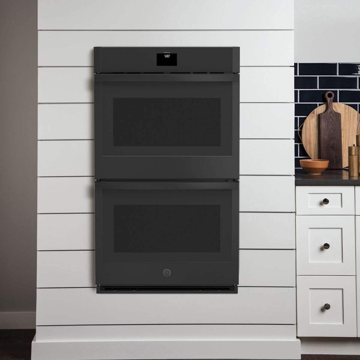 Ge 27 inch store wall oven black