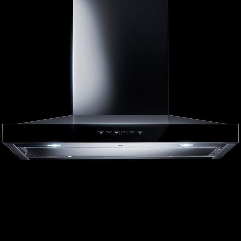 JennAir 30 in. Chimney Style Range Hood with 4 Speed Settings, 600 CFM, Ducted Venting & 2 LED Lights - Stainless Steel, , hires