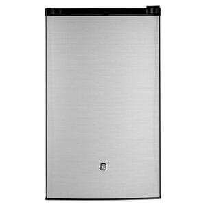 GE 20 in. 4.4 cu. ft. Mini Fridge - Clean Steel, Clean Steel, hires