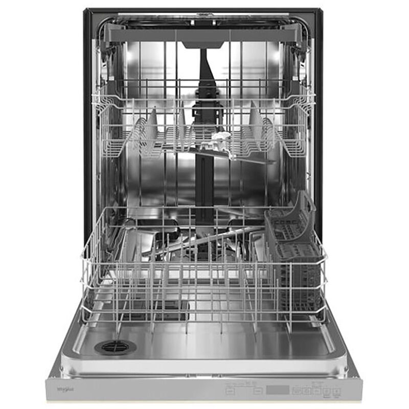 Whirlpool 24 in. Top Control Dishwasher with 47 dBa Sound Level, 3rd-Rack & Pocket - Biscuit, , hires