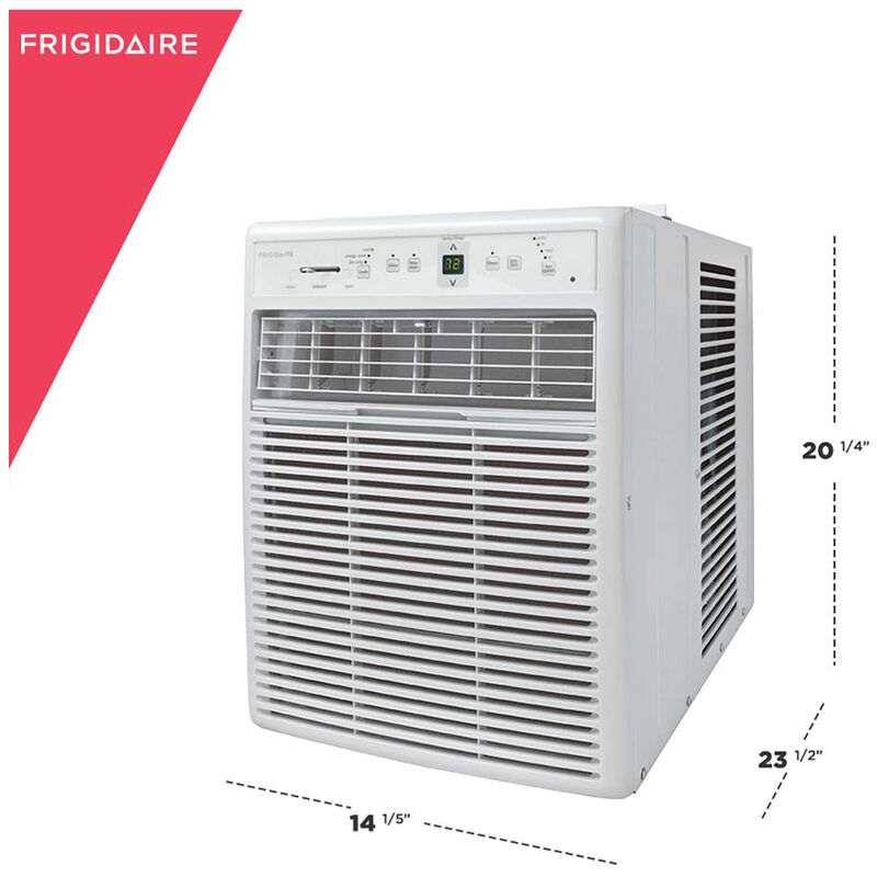 Frigidaire 10,000 BTU Slider/Casement Window Air Conditioner with 3 Fan Speed, Sleep Mode & Remote Control - White, , hires