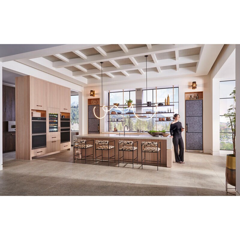 Monogram 30 in. 16.7 cu. ft. Built-in Smart Upright Freezer with Ice-Maker & Adjustable Shelves - Custom Panel Ready, , hires