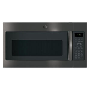 GE 30" 1.9 Cu. Ft. Over-the-Range Microwave with 10 Power Levels, 400 CFM & Sensor Cooking Controls - Black Stainless, Black Stainless, hires