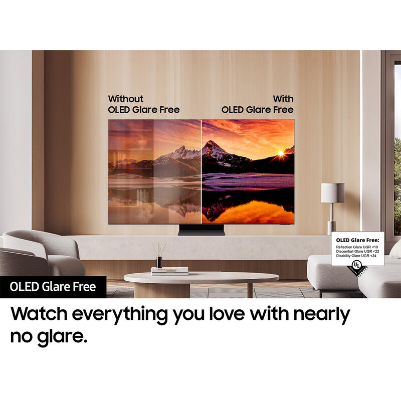 Samsung - 77" Class S95D Series OLED 4K UHD Smart Tizen TV, , hires