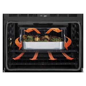 GE Profile 30 in. 6.7 cu. ft. Speed Electric Microwave/Wall Oven Combo with True European Convection & Sensor Cooking - Stainless Steel, , hires