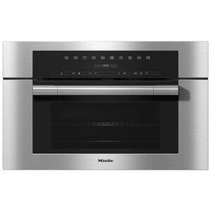 Miele ContourLine Series 30" 1.5 Cu. Ft. Electric Smart Wall Oven with Standard Convection - Clean Touch Steel, , hires
