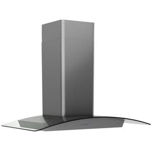 Zephyr 30 in. Convertible Chimney Style Range Hood with 600 CFM, 5 Fan Speeds & 2 LED Lights - Black Stainless, , hires