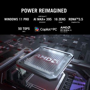 ASUS ROG Flow Z13 13 in. Touch Screen Gaming Laptop with AI-Enabled, AMD Ryzen AI MAX+ 395, 3.0GHz, 16-Core CPU, AMD Radeon 8060S GPU, 32 GB RAM, 1 TB SSD & Windows 11 Pro - Black, , hires