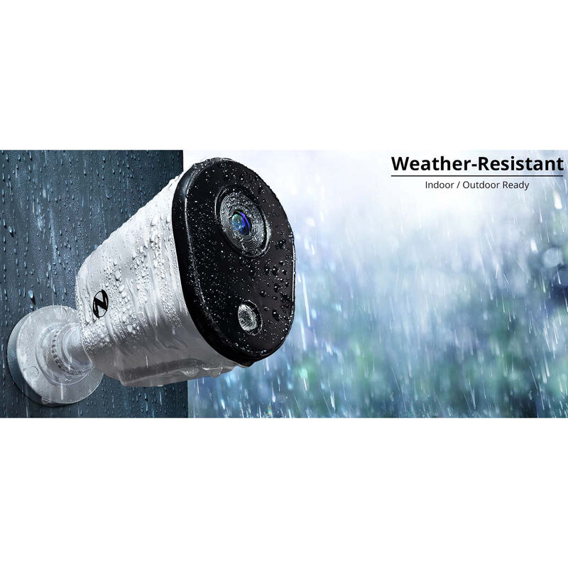 Night Owl - Add_On 2-Camera Deterence 2K Security Camera with 2-Way Audio - White, , hires