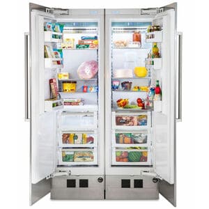 Viking 7 Series 24 in. 12.2 cu. ft. Built-in Upright Freezer with Ice-Maker & Adjustable Shelves - Custom Panel Ready, , hires