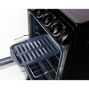 Summit 20 in. 2.3 cu. ft. Electric Range with Smoothtop Burners - Black, , hires