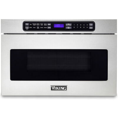 Viking 5 Series 24 in. 1.2 cu. ft. Microwave Drawer with 11 Power Levels & Sensor Cooking Controls - Stainless Steel | VMOD5240SS