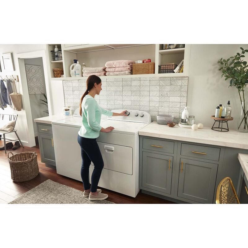 Whirlpool 29 in. 7.0 cu. ft. Electric Dryer with AutoDry Drying System - White, , hires