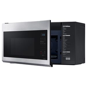 Samsung 30 in. 1.7 cu. ft. 950W Smart Over-the-Range Microwave with 300 CFM & Convection Cooking - Stainless Steel, Stainless Steel, hires