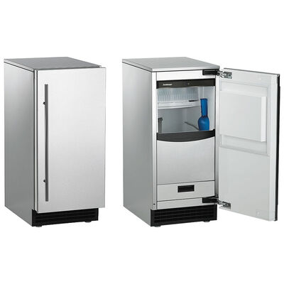 Scotsman Brilliance Series 15 in. Built-In Undercounter Ice Maker with 26 lb. Ice Storage - Custom Panel Ready | SRCG035A-1SU