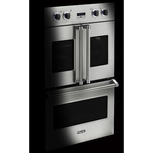 Viking 7 Series 30" 9.4 Cu. Ft. Electric Double Wall Oven with True Convection & Self Clean - Bywater Blue, , hires