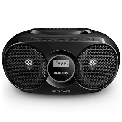 Philips Compact Single CD Soundmachine USB FM Ready Boombox - Black | AZ318B