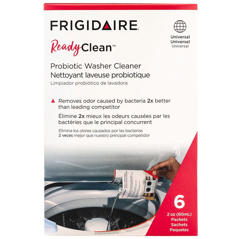 Frigidaire ReadyClean Probiotic Washer Cleaner 6 pack for Washers