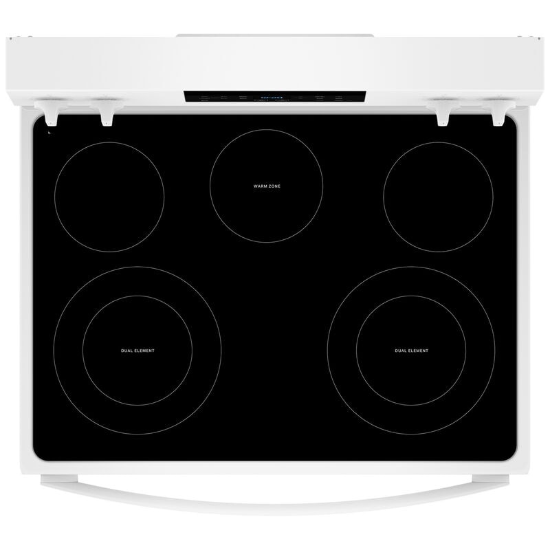 Whirlpool 30 in. 5.3 cu. ft. Air-Fry Standard Convection Electric Range with Radiant Burners - White, , hires