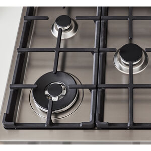 Bertazzoni Master Series 24 in. 2.5 cu. ft. Standard Convection Gas Range with 4 Sealed Burners - Matte Black, , hires