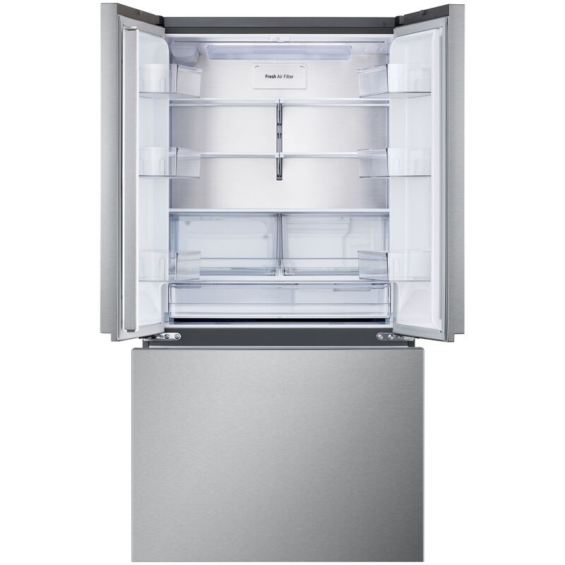 LG 36 in. 25.1 cu. ft. Smart Counter Depth French Door Refrigerator with Zero Clearance Hinge & Internal Water Dispenser - PrintProof Stainless Steel, , hires