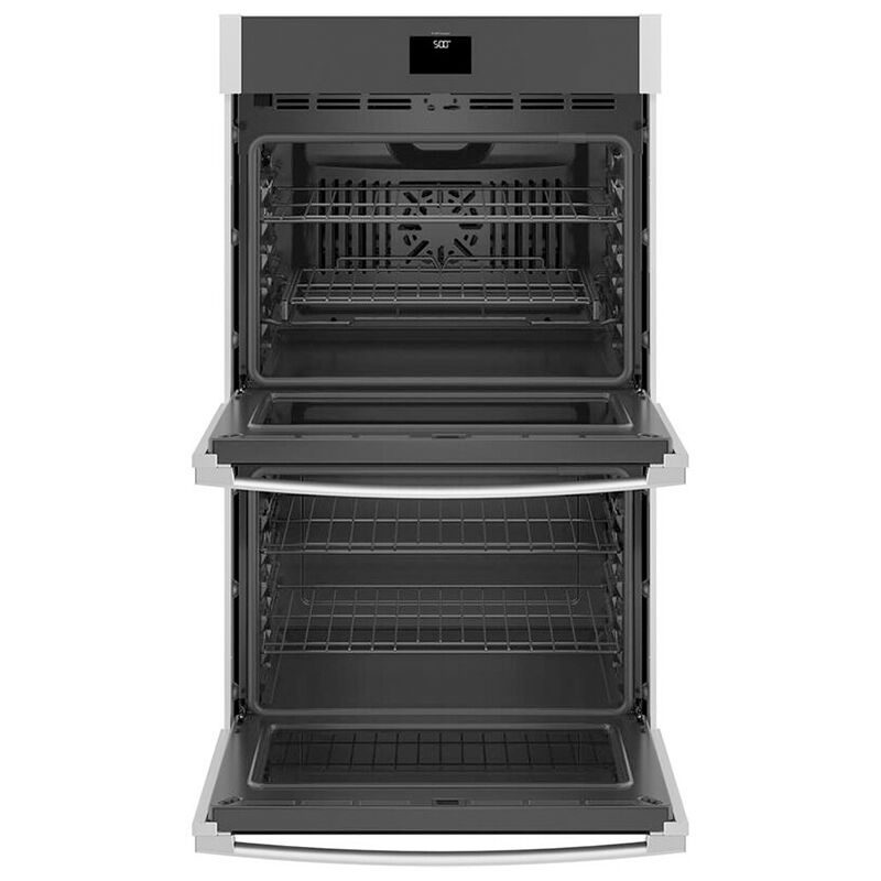 GE 30" 10.0 Cu. Ft. Electric Smart Double Wall Oven with True European Convection & Self Clean - Stainless Steel, Stainless Steel, hires