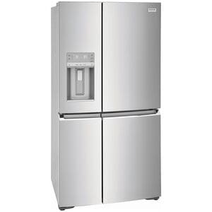 Frigidaire Gallery 36 in. 21.5 cu. ft. Counter Depth 4-Door French Door Refrigerator with External Ice & Water Dispenser and Custom-Flex Temp Zone- Stainless Steel, , hires
