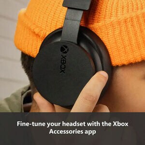Microsoft - Xbox Wireless Gaming Headset for Xbox Series X|S, Xbox One, and Windows 10|11 - Black, , hires