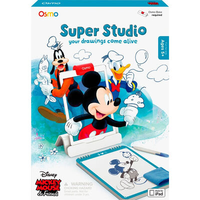 Osmo - Super Studio Disney Mickey Mouse & Friends Game - Drawing Activities - Ages 5-11 (Osmo Base Required) | 902-00007