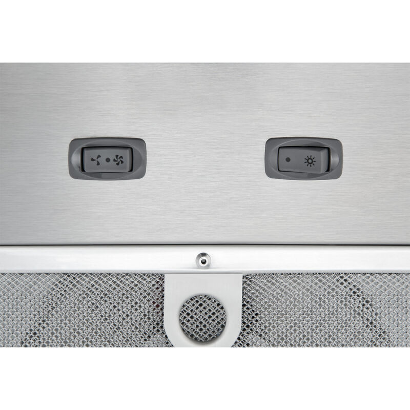 Broan PM Series 21 in. Standard Style Range Hood with 2 Speed Settings, 300 CFM, Convertible Venting & 2 LED Lights - Stainless Steel, , hires