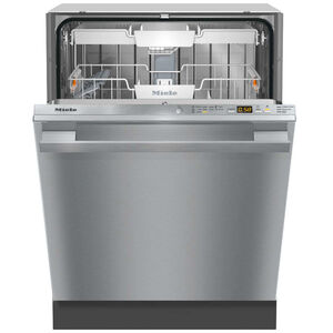 Miele 24 in. Built-In Dishwasher with Top Control, 44 dBA Sound Level, 16 Place Settings, 5 Wash Cycles & Sanitize Cycle - Stainless Steel, , hires