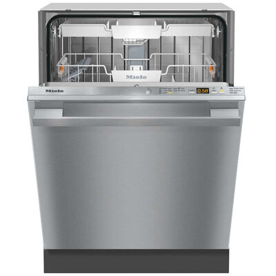Miele 24 in. Top Control Dishwasher with 44 dBa Sound Level & 3rd-Rack - Stainless Steel | G5056SCVISF