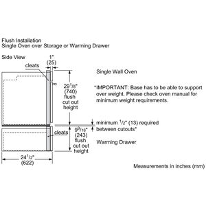 Bosch 500 Series 30 in. 4.6 cu. ft. Electric Single Wall Oven - Stainless Steel, , hires