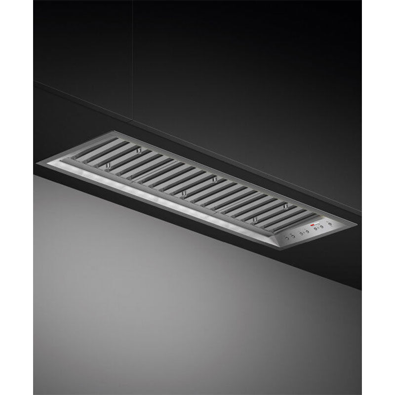Fisher & Paykel Series 9 36 in. Ducted Standard Style Range Hood with 400 CFM, 5 Fan Speeds & 1 LED Light - Stainless Steel, , hires