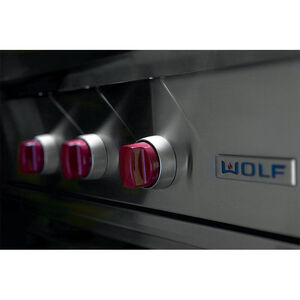 Wolf 42 in. 3-Burner Built-In Natural Gas Grill with Rotisserie, Sear Burner & Smoker Box - Stainless Steel, , hires