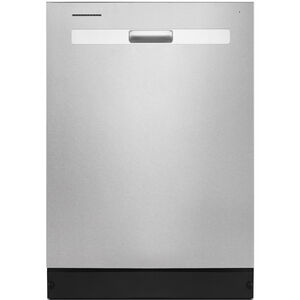 Whirlpool 24 in. Built-In Dishwasher with Top Control, 55 dBA Sound Level, 14 Place Settings, 4 Wash Cycles & Sanitize Cycle - Stainless Steel, Stainless Steel, hires