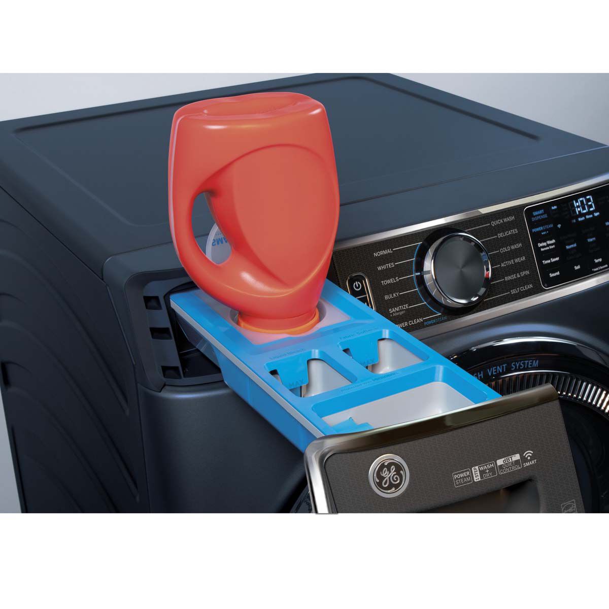 Ge smart outlet dispense washer