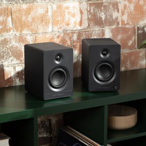 Victrola Tempo Bluetooth Bookshelf Speakers - Black, , hires