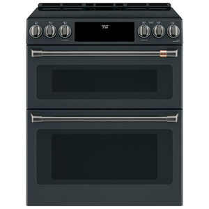 Cafe Range Knob and Handle Set - Black Stainless Steel, , hires